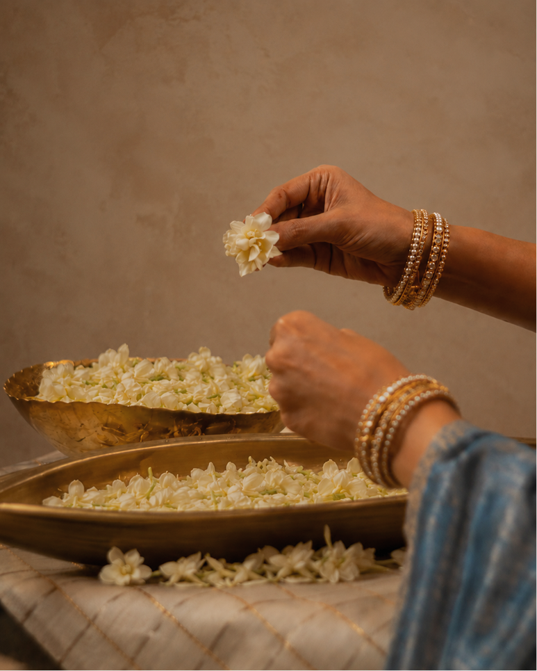 A considered family wedding ritual